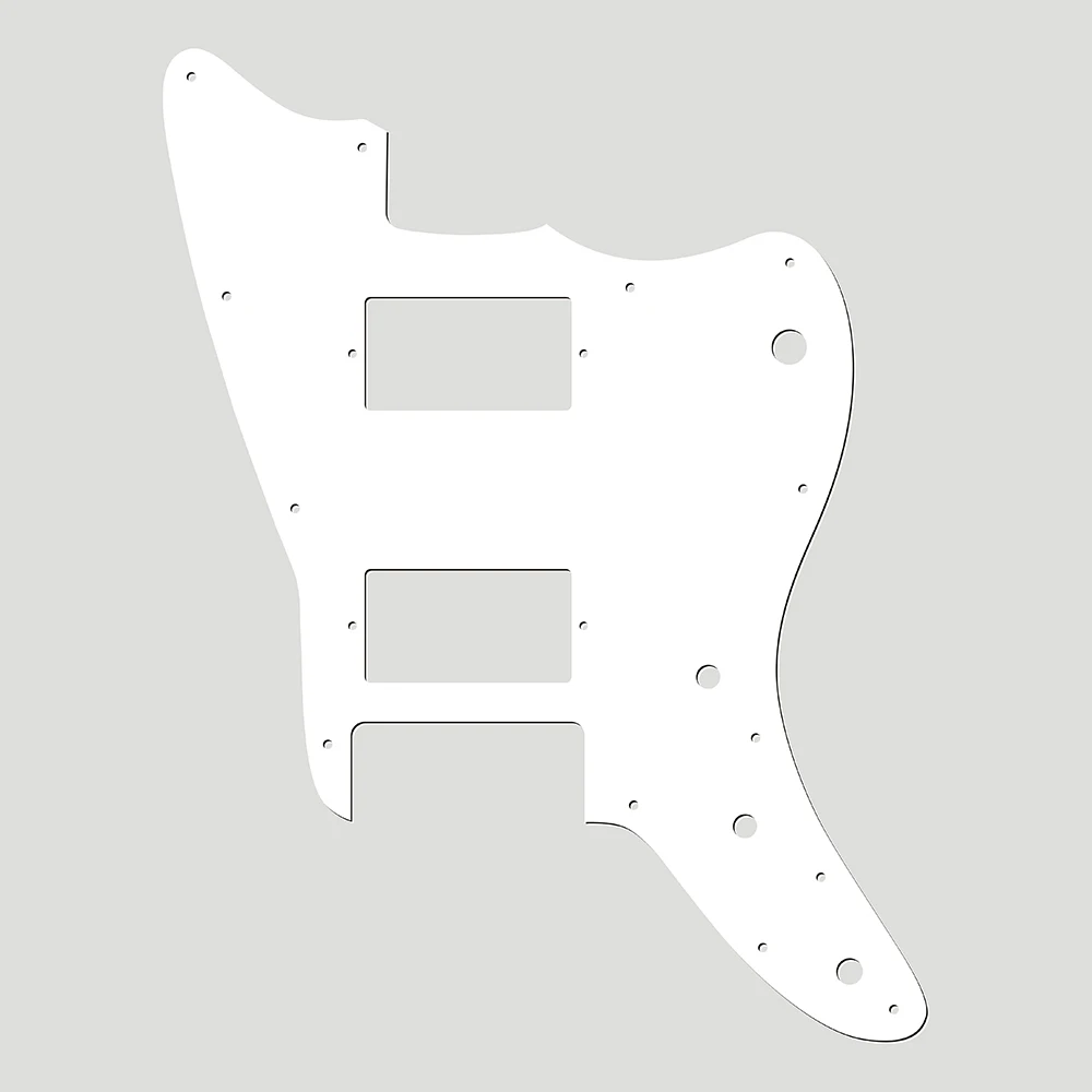 Pleroo Customize Parts - For US Fd Squier AFFINITY JAZZMASTER Guitar Pickguard With HH Using Covered EMG Humbucker pickups
