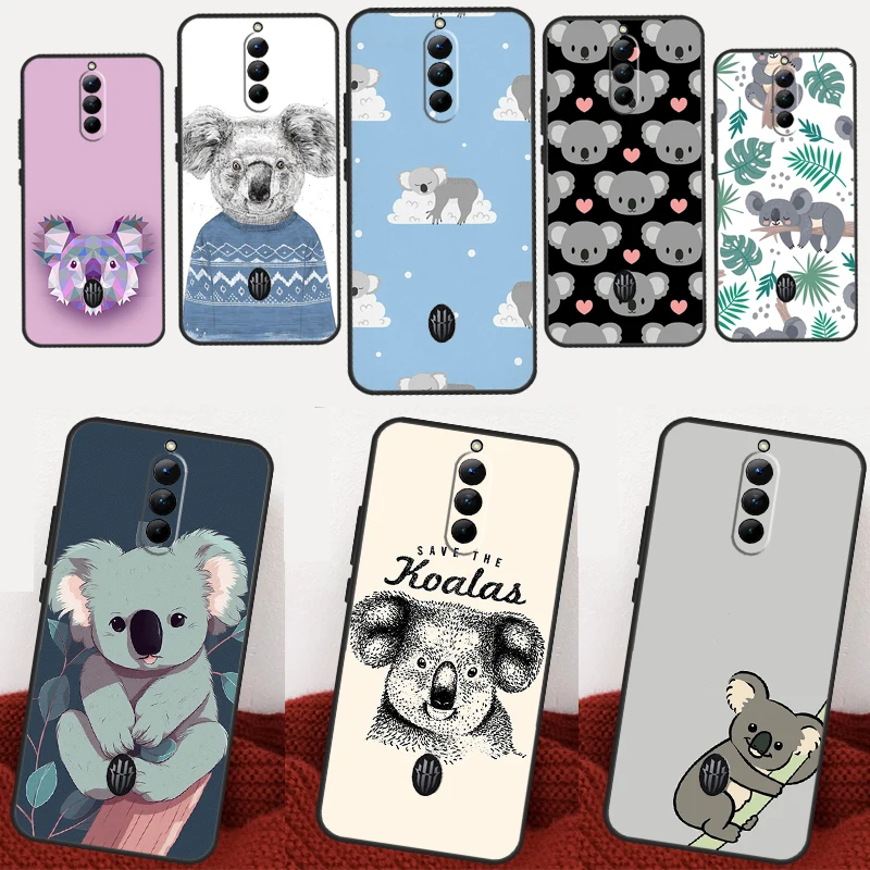 Cute Australia Koala Art Phone Case For ZTE Nubia Red Magic 5G 5S 6R 6S 7S 8S Pro Plus Redmagic 6 7 8 Pro Cover