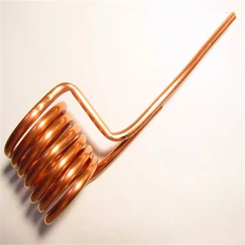 1PC ZVS coil T2 copper induction heating coil copper tube 6mm quenching tapless heating head DIY