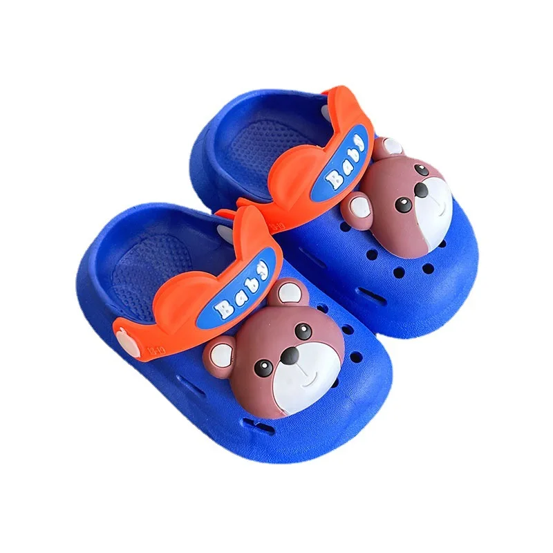 Children\'s Junior Footwear  Boys\' Summer Baby Home Cute Toddler Girls\' Sandals Soft Bottom Bathing Non-slip Kids Shoes Slippers