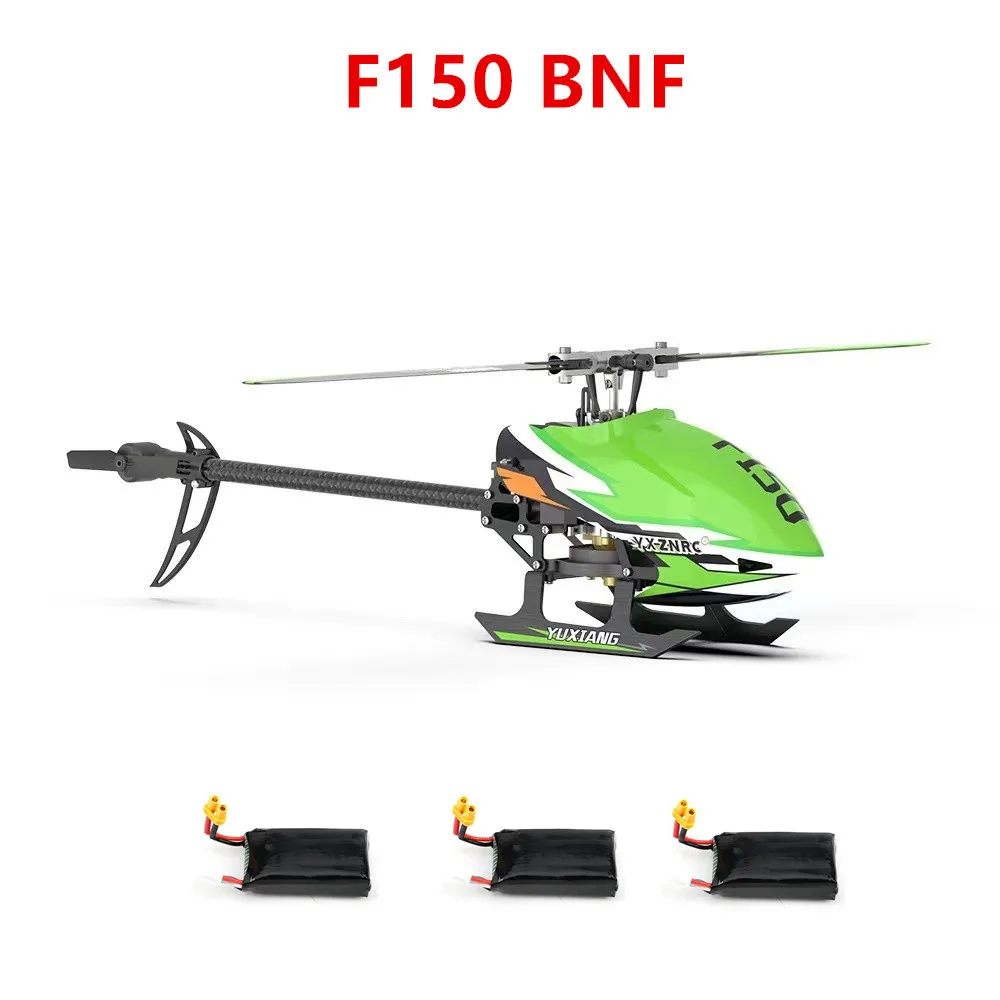 

YUXIANG F150 BNF без контроллера 6-канальный 6-осевой гироскоп 3D 6G бесщеточный мотор с прямым приводом вертолет с поддержкой FUTABA S-FHSS