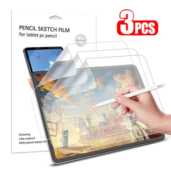 Película protetora de tela de papel para iPad Pro 11 2024 M4 A2837 Pro 13 Pintura fosca para iPad Air 6 11 13 2024 Air 11 2024 M2 A2899