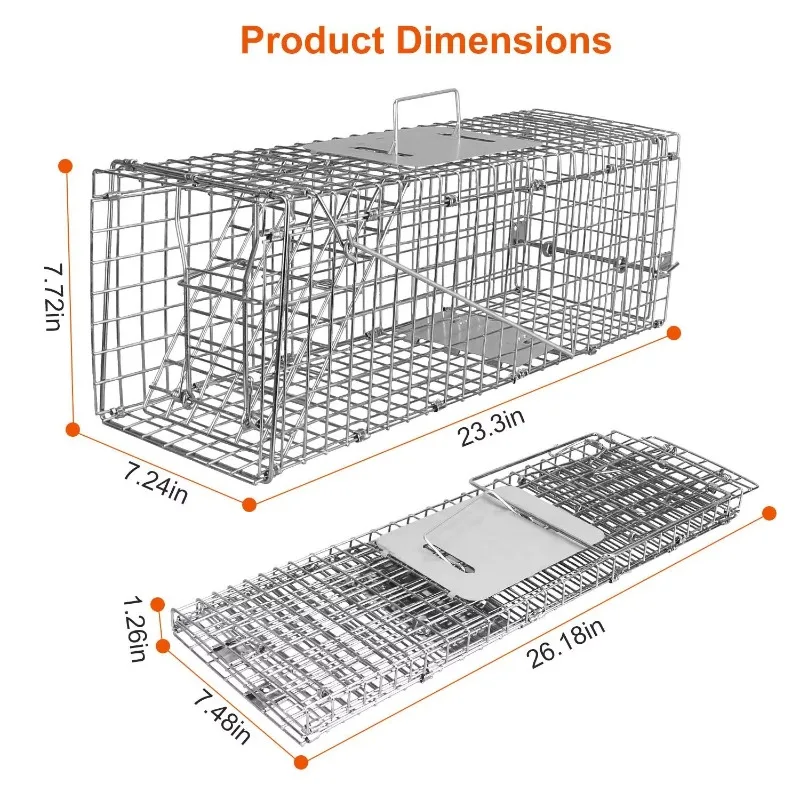 Humanized cat trap Foldable small rodent trap