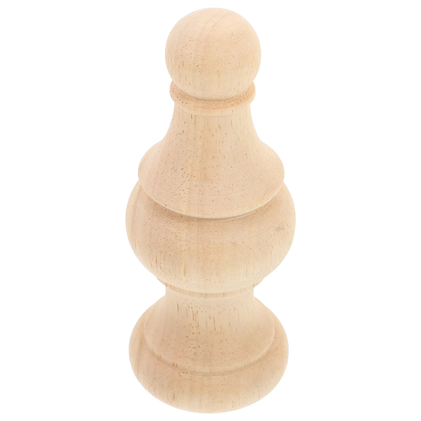 

Wooden Finials Carved Decorative Capitals Solid Wood Craft Roman Diy Unfinished Wood Post Finials For