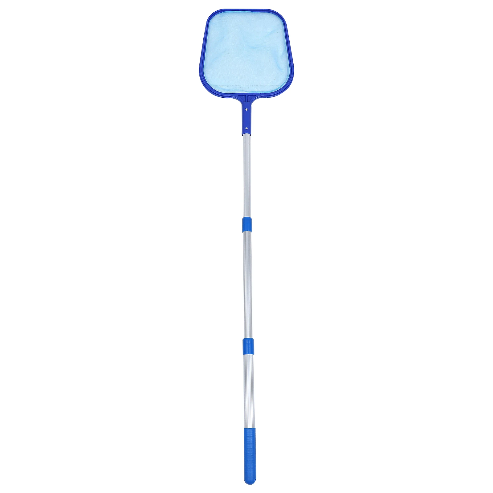 1 set di aste telescopiche per piscina, raccoglitore di foglie, rete allungabile, leggera, strumento di pulizia per piscina, fontana, stagno, acquario
