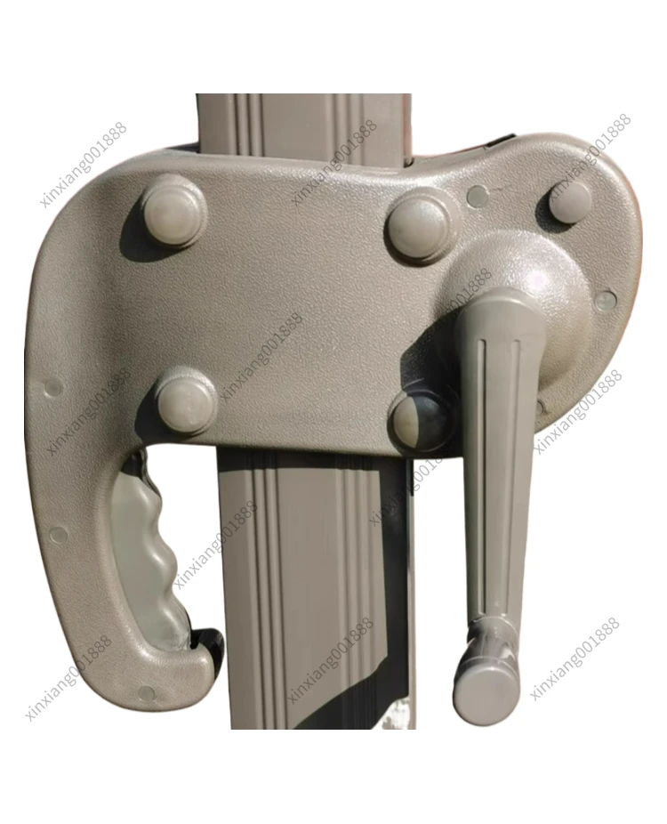 For Outdoor Patio Umbrella Crank Handle Kit Aluminum Alloy Winch Rope Disk Original Replacement Parts for Sun Umbrella Repair