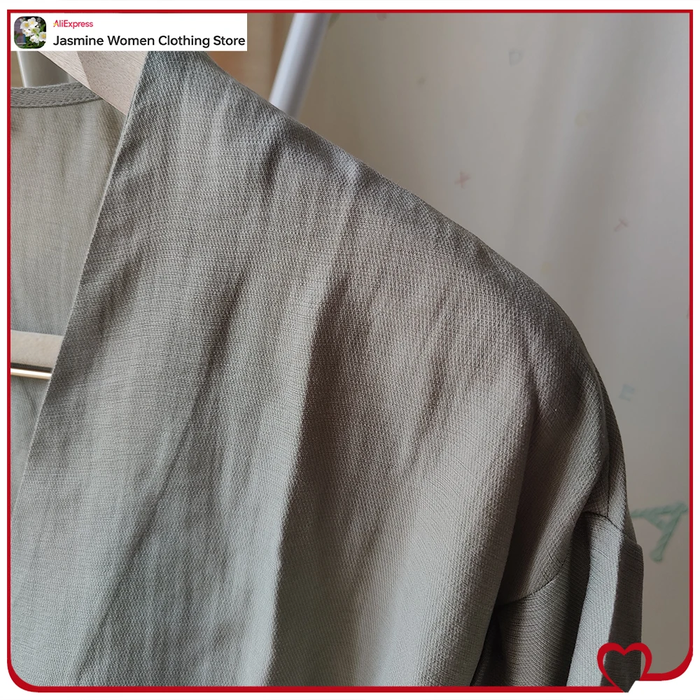 Comfy Olive Blouse with Ties L - Sewing V 评论和价格