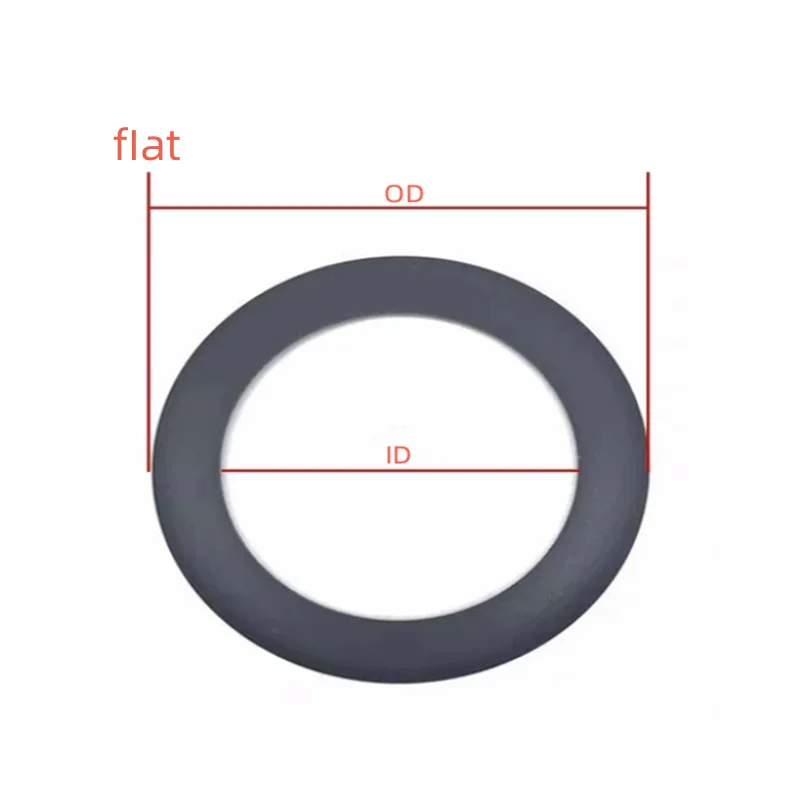 2PCS Black Wear-resistant Piston ring for Oilfree air compressor spare parts