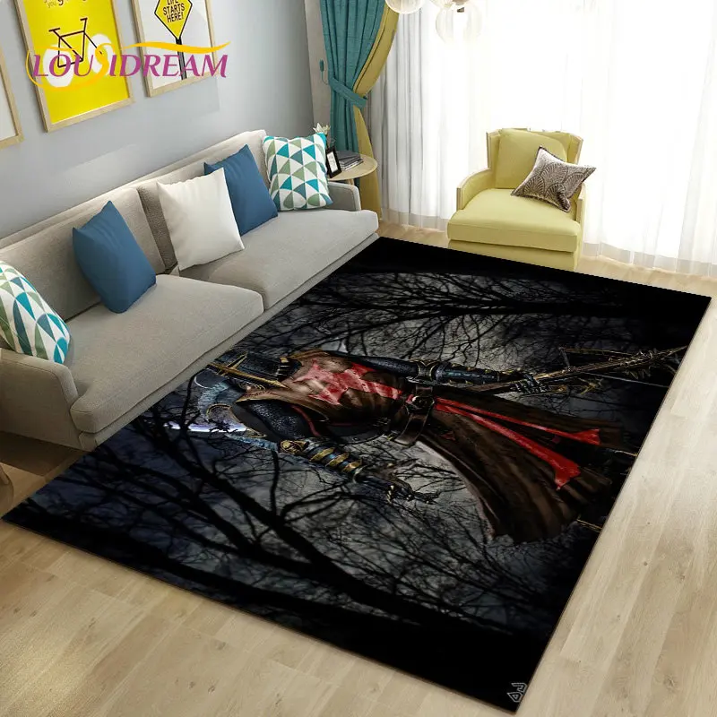 อัศวิน Templar Cavalier Crusaders เกมพรมขนาดใหญ่,พรมพรมสำหรับห้องรับแขกห้องนอนโซฟาพรมเช็ดเท้าห้องครัว,non-Slip