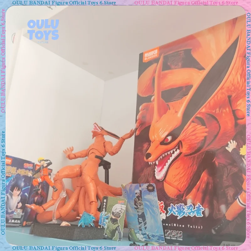 

Blokees Kurama Nine Tails Legend Version Naruto Articulated Assembled Building Block Anime Collection Toy For Adult Collectors