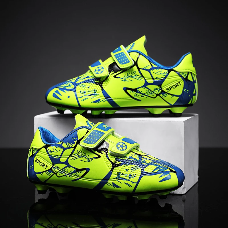 

New Childrens Soccer Shoes for Boys Indoor Turf Training Outdoor Sports Fast Football Shoes Non-slip Football Boots for Kids