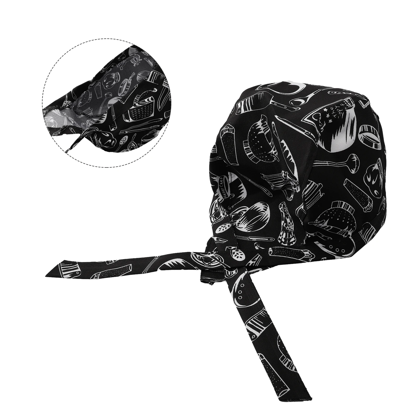 Cappello da cuoco in morbido cotone ristorante Catering cappello da cuoco cucina cappello da cuoco cappello da cuoco in cotone nero per abbigliamento quotidiano e uniforme da Chef