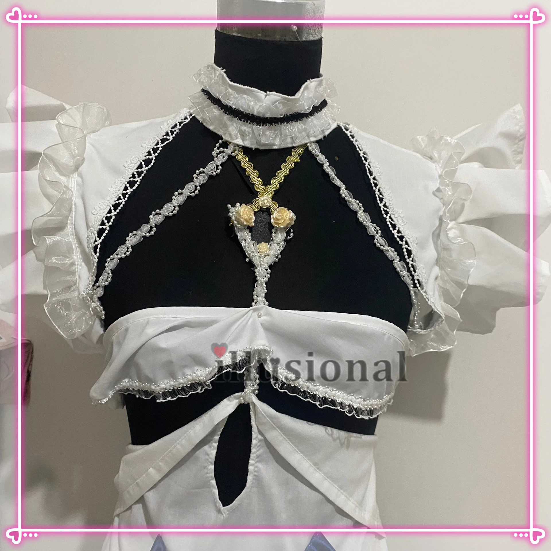 illusional Custom size made Indomitable Azur Lane Cosplay HMS Indomitable Maid dress Cosplay Costume dress female summer dress