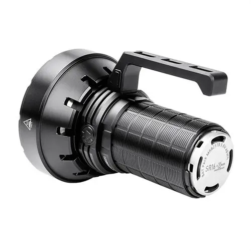 YYHCIMALENT SR16 Tactical Flashlight 55000 Lumen CREE XHP50.3 HI LED Super Bright Searchlight Rechargeable Lantern for Hunting T