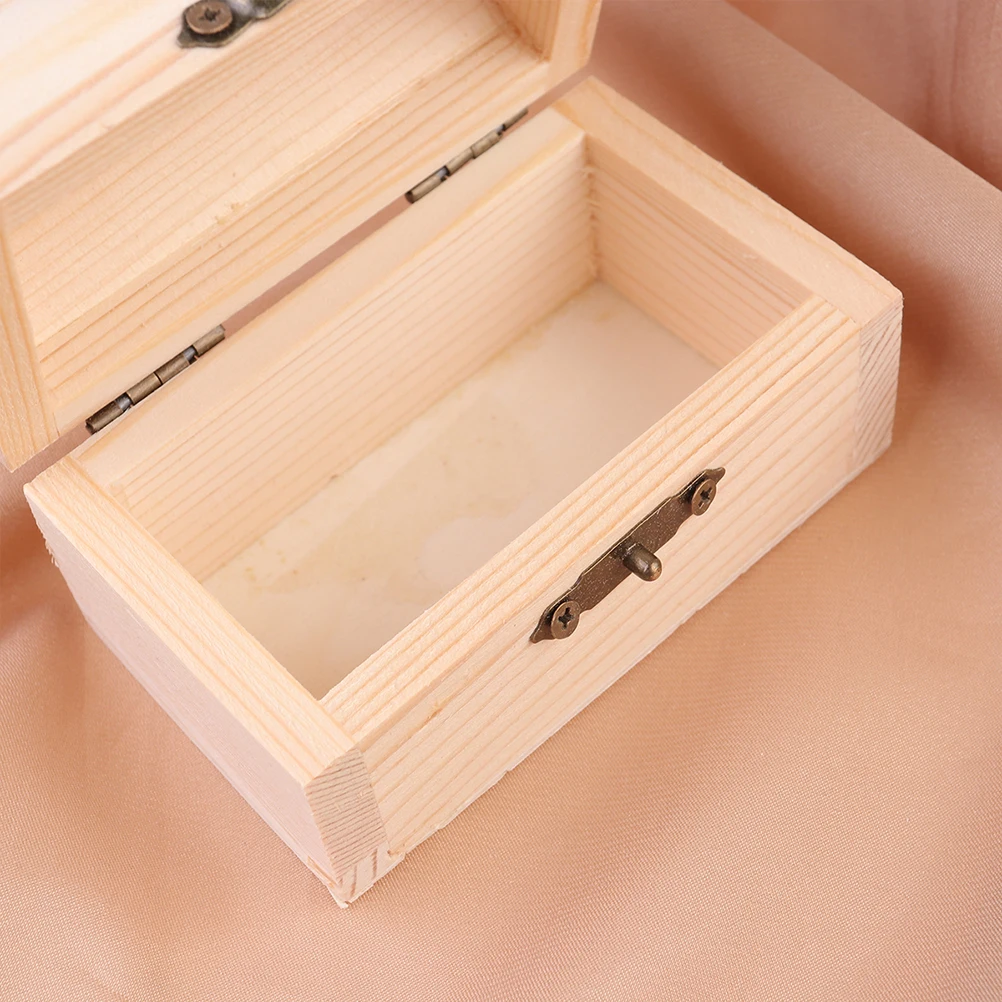 

2 Pcs Accessories Wooden Jewelry Box Child Organizer Bamboo Key Small Trinket Case