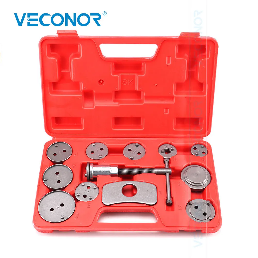 12Pcs Brake Caliper Piston Rewind Wind Back Tool Kit Disc Brake Cylinder Adjustment For VW Audi Ford BMW