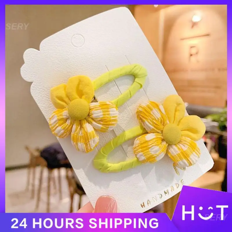 Lovely Hair Band Handmade Exquisite Girl Flower Design Hair Accessories Cartoon Hairpin Unique Hairpin Best Selling Hairpin