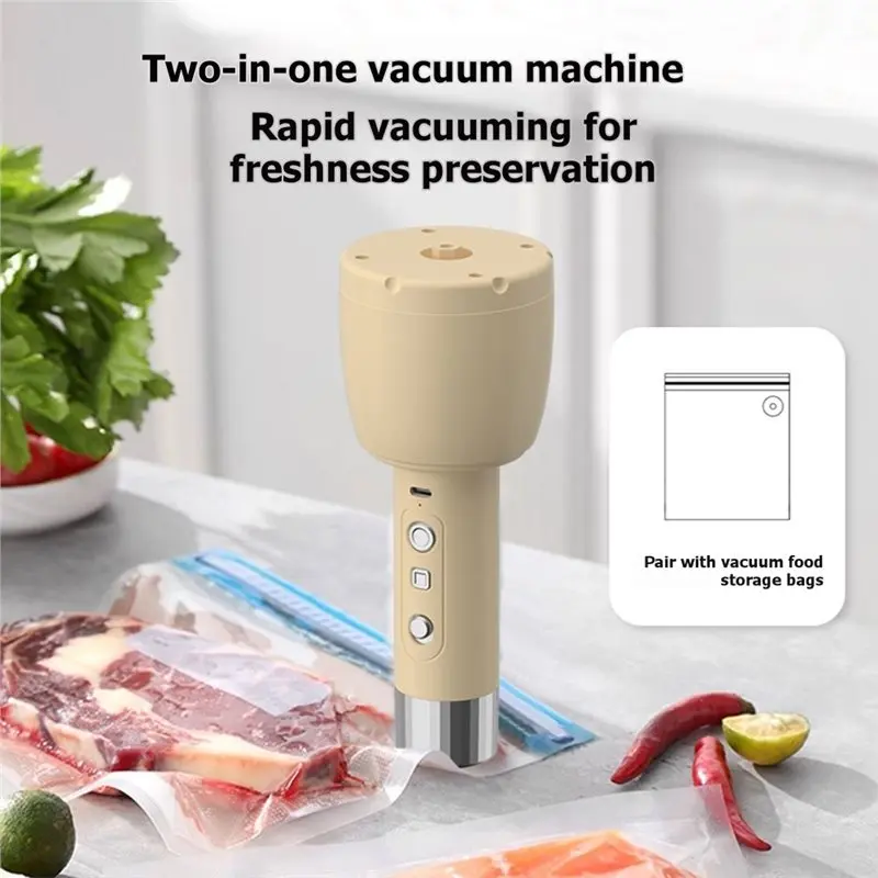 DTEN-Food Mincer Mixer Blender With Vacuum Sealing Capability Portable Meat Grinder