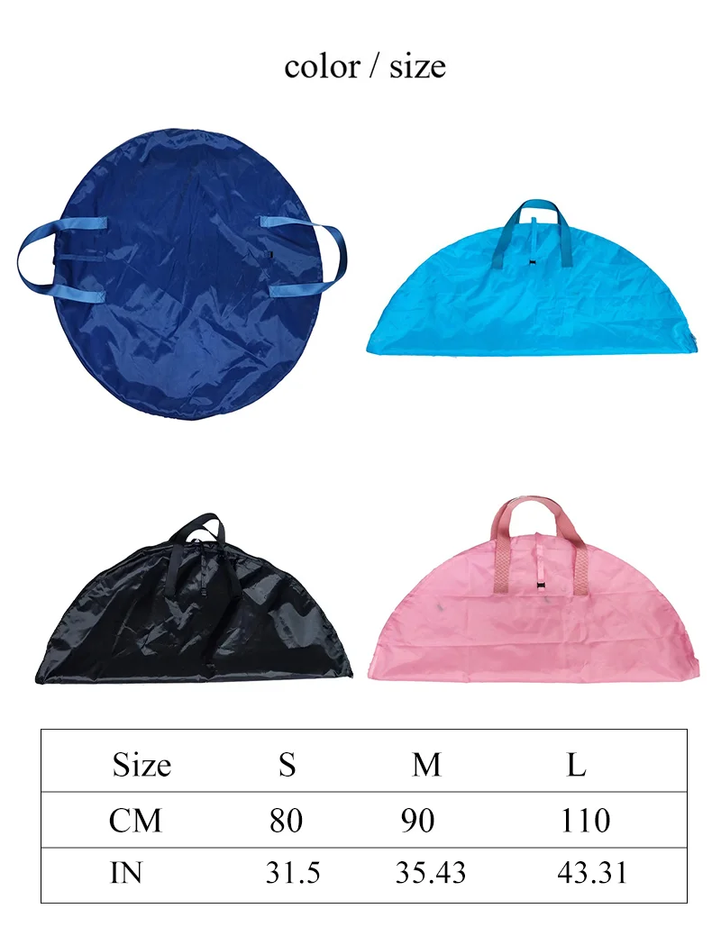 Black Professional Ballet Tutu Bag Rose Red Waterproof Oxford Foldable Soft Ballet Bags Ballet Tutu Storage Bag Handbag Backpack