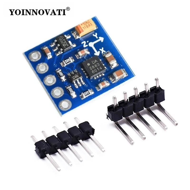 GY-271 QMC5883L/HMC5883L 3-Axis Compass Magnetometer Sensor Module 3V-5V