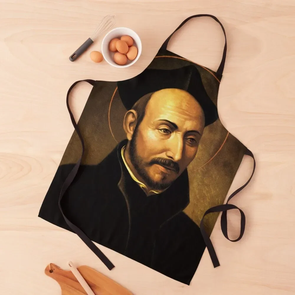 

Фартук Saint Ignatius of Loyola для кухни и дома, фартук для официанта