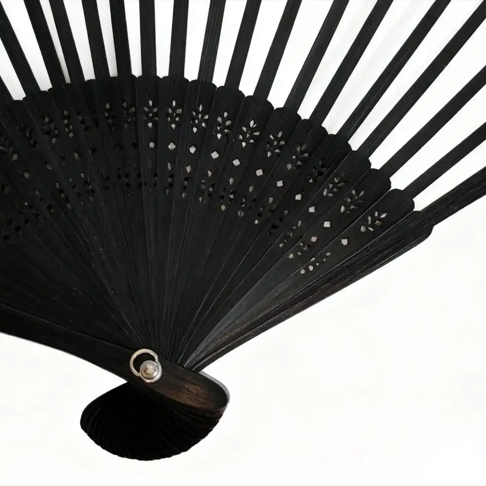 Bamboo Folding Fan Ribs DIY Craft Handheld Chinese Style Folding Fan Skeleton Accessories Handmade Folding Fan Frame Kit