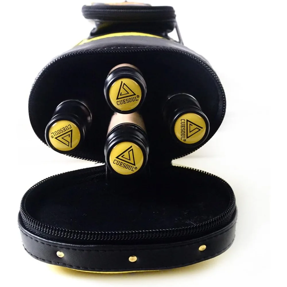 Bâtons de queue de billard de Bar de maison de haute qualité, deux bâtons de queue + 2x2 étui rigide pour queue de billard