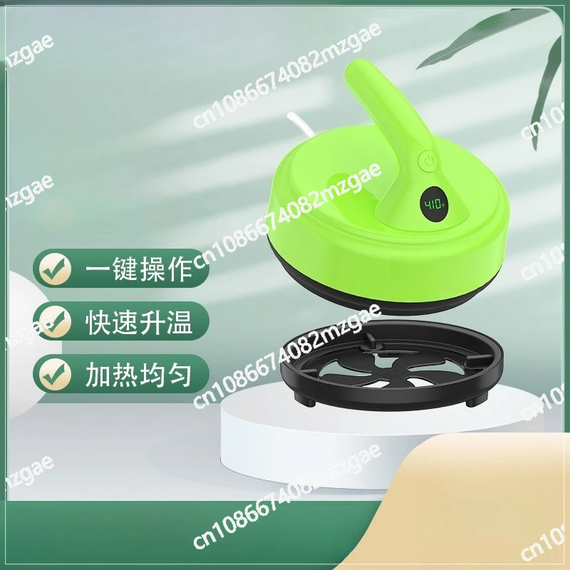 5-Inch Heat Press Machine with 4-Level Temperature Control up to 210°C, Heat Transfer Machine for T-Shirt and DIY Printing