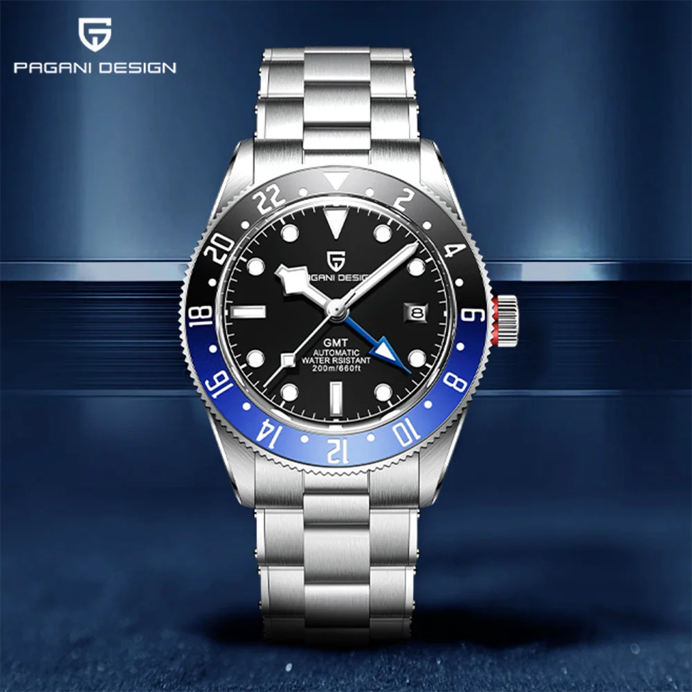 

Pagani 2025 latest design 40MM men's business mechanical watches top sapphire mirror men's automatic watch stainless steel 20Bar