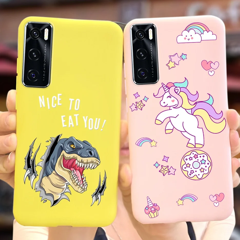 Cute Cartoon Cover For Vivo V20 SE Case V2022 V2023 Soft Silicone Phone Case For Vivo V20 SE V20SE Fundas Capa Shockproof Bumper