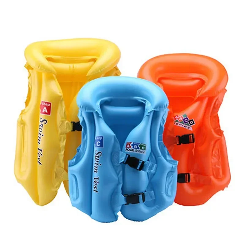 

Kids Baby Life Jackets Inflatable Swimming Vest Children Assisted Inflatable Swimwear for Water Sport Swimming Pool Accessories