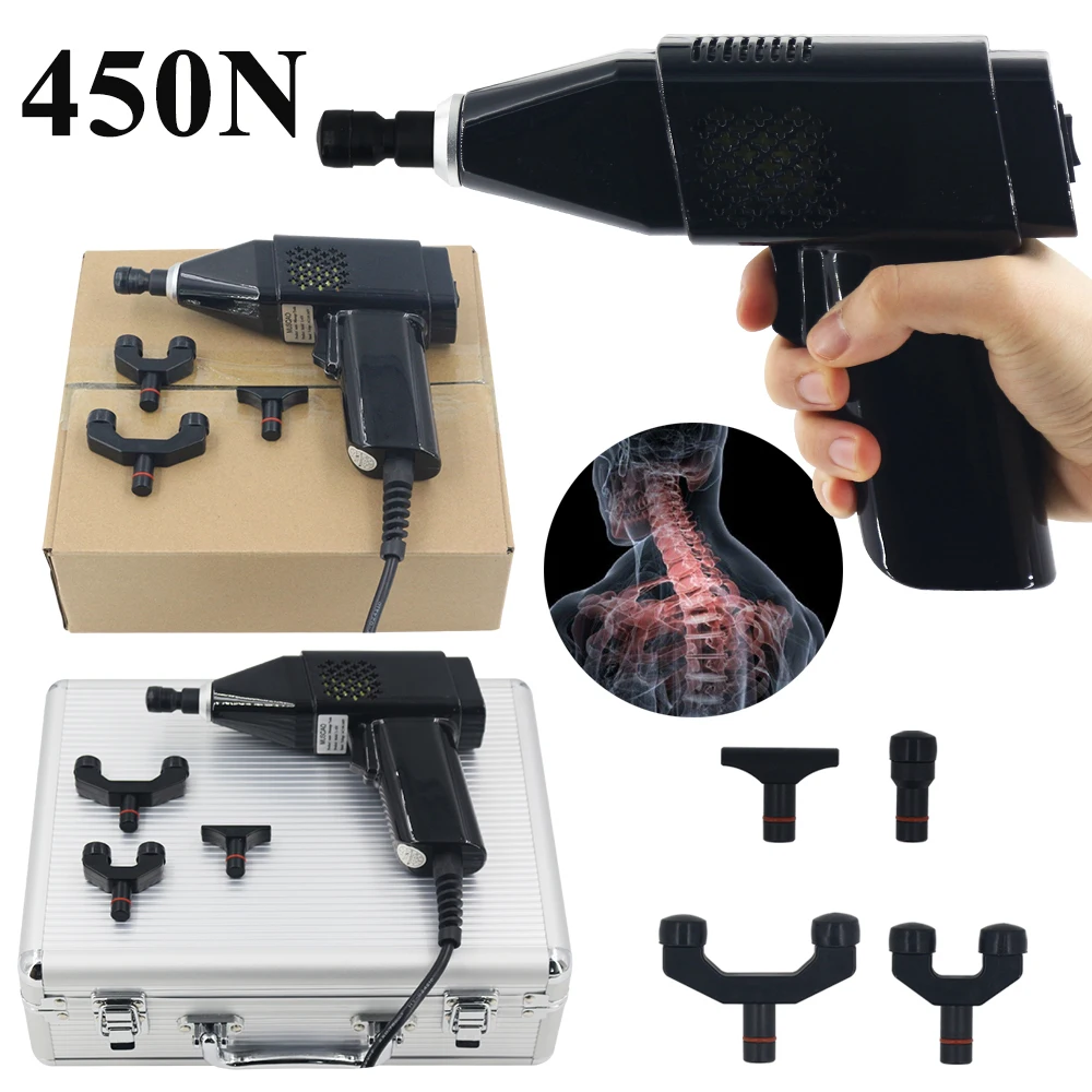 

Electric Chiropractic Adjusting Tool 3 Level Adjustable Impulse Intensity Correction Gun Spine Therapy Pain Relief Massager