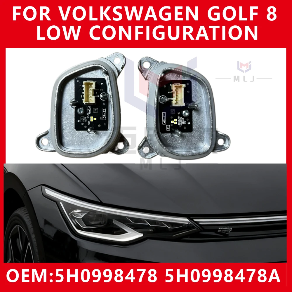 

5H0998478 5H0998478A For VW Volkswagen Golf 8 2020 2021 Low Configuration DRL LED Daytime Running Light Module Car Accessories