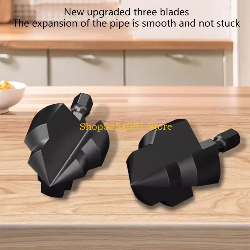 

AXYC Pipe Lifting Drill Bit Water Pipe Expansion Drill Puncher Reamer Drill with 1/4 Inch Shank Water Pipe Hole Expansion