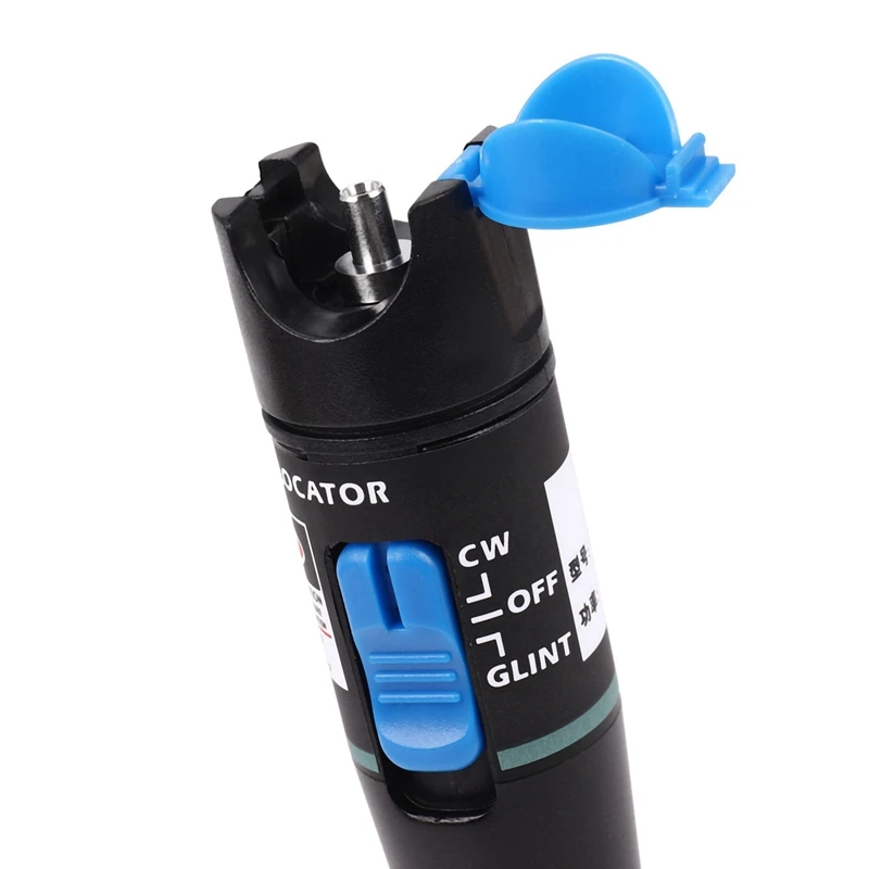 ポータブル光ファイバーテストペン,赤色光ソース,視覚障害ロケーター,ケーブルテストツール,5mw,5x