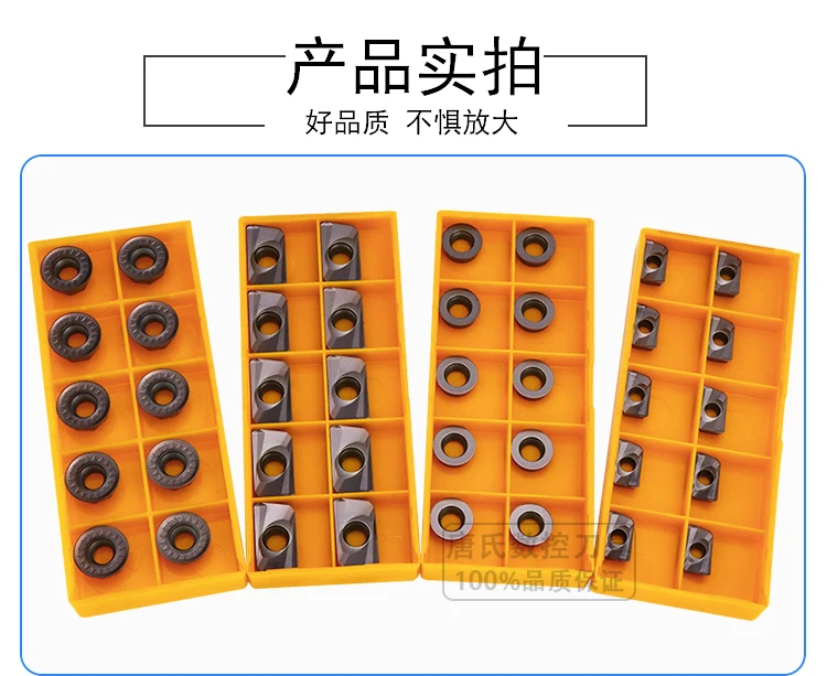 Cortador de grano importado Original R5, inserto de fresado CNC R4 R5 grueso R6 R0.8/1135 NP/VP15TF