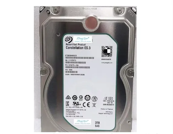 

For ST3000NM0023 9ZM278-003 3TB SAS 7.2K 3.5 inch