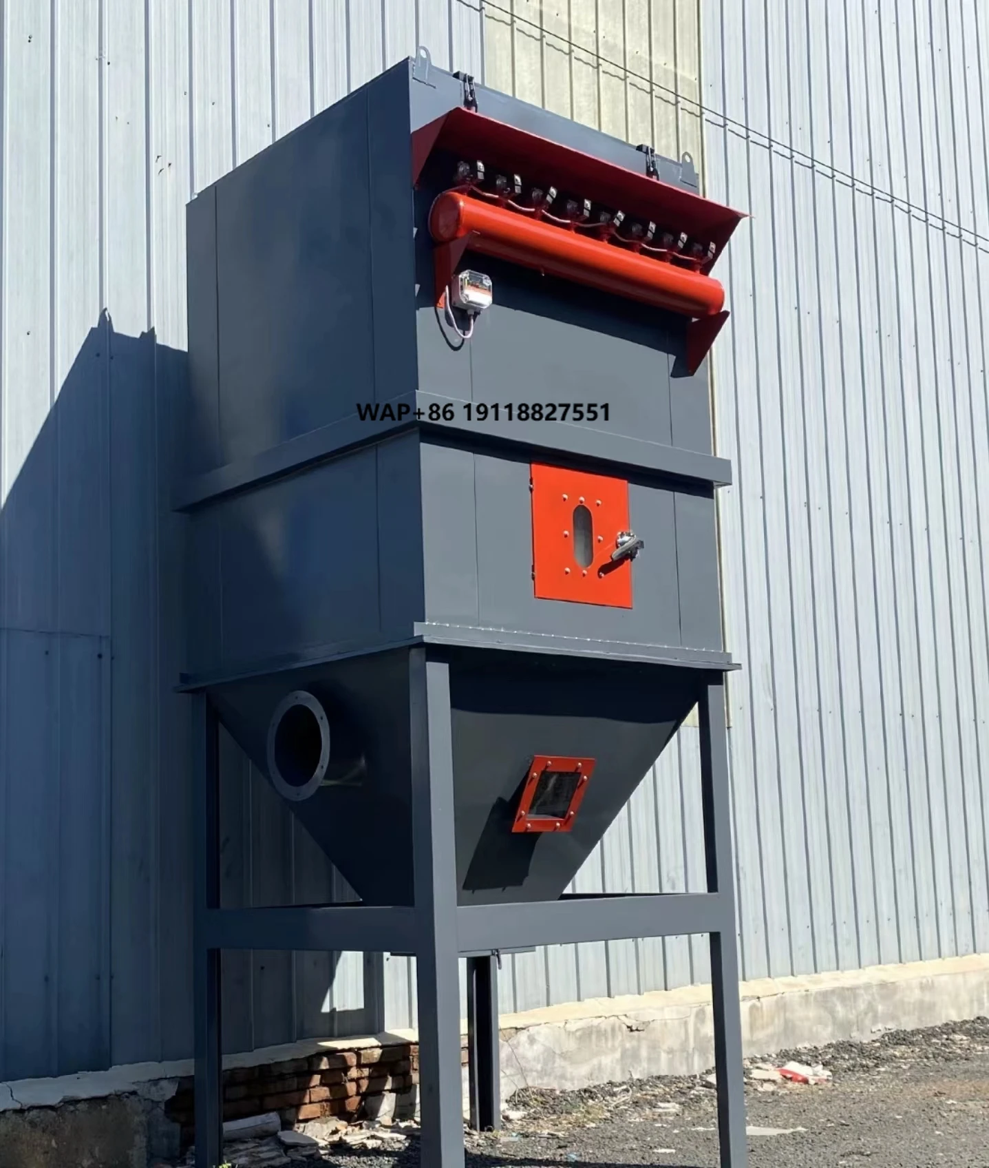 معدات حماية البيئة المهنية لآلات معالجة الغاز الحجرية مرشح الأكياس النفاثة