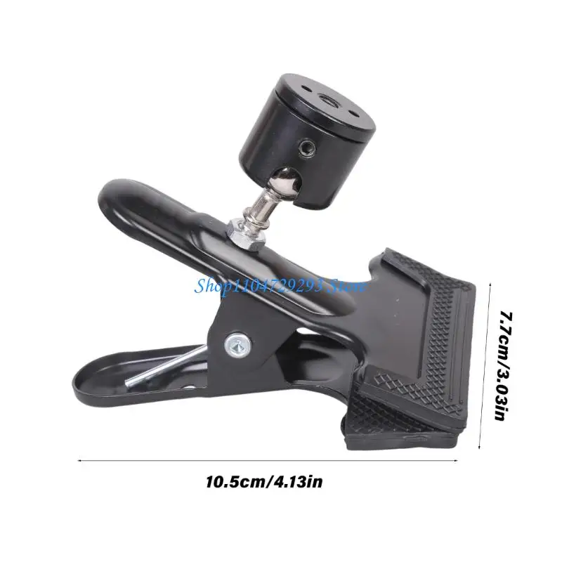 Y2GD 360Swivel Camera Clamp 1/4Inch Screw Hole For Studio Lighting Camera Mounts