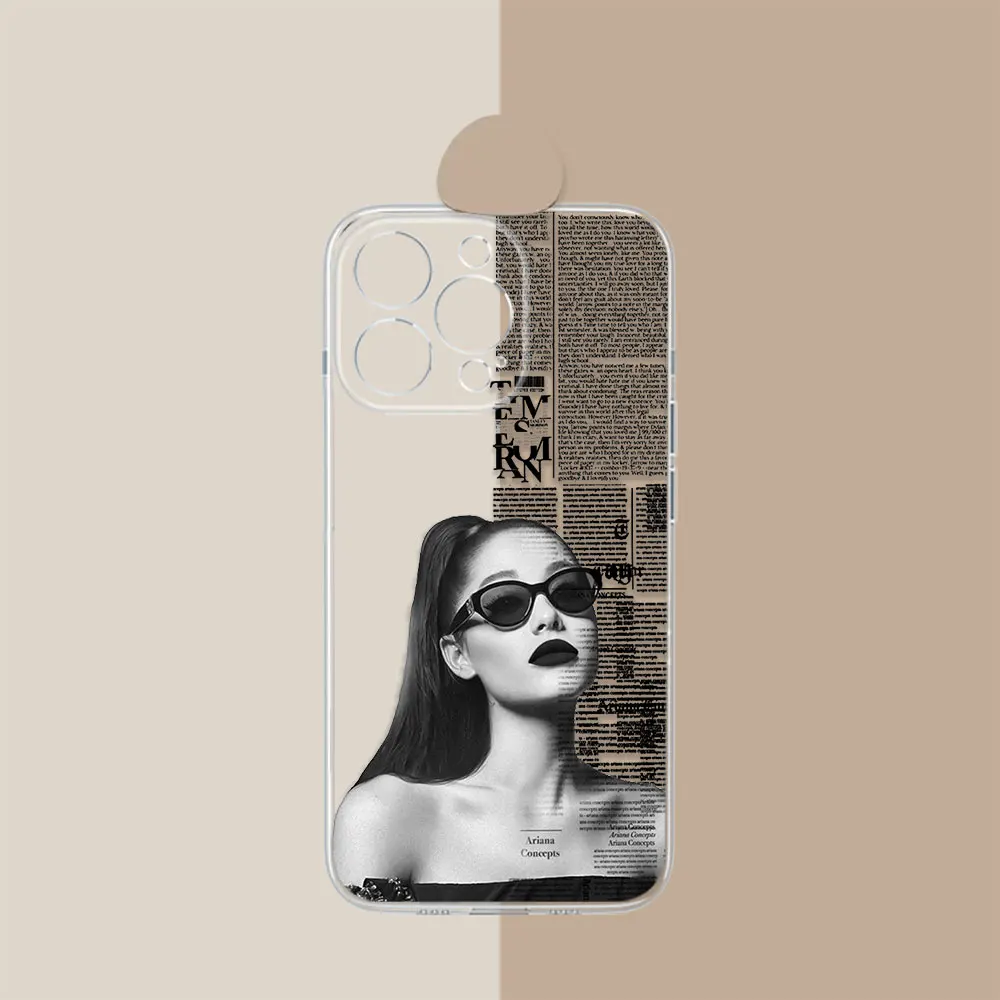 Hot Singer A-Ariana G-Grandes Case For VIVO Y100 Y76 Y75 Y53S Y51 Y50 Y36 Y35 Y28 Y27 Y22S V30E V29E V27 V25 V23 V23E V21E Cover