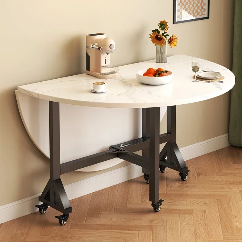 Mesas De Comedor clásicas, organizador, mesas De centro redondas De oficina nórdica para entrada, Mesas De Comedor plegables De lujo, muebles De cocina