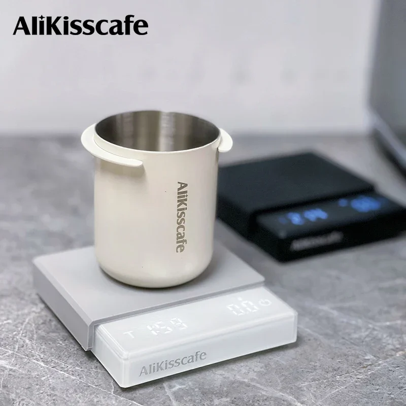 

AliKisscafe Kitchen Coffee Scale Digital Scale With Timer Rechargeable Electronic Precision Espresso Accessory Barista Tool Gift