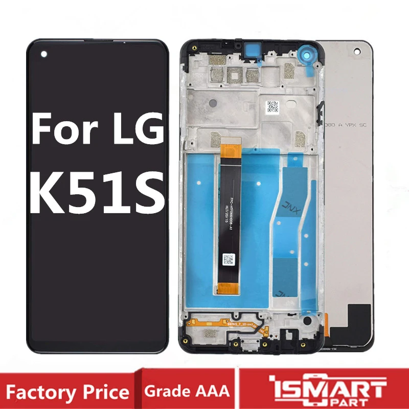 For LG K51S LCD Display Assembly K51 s LCD Touch Screen Digitizer Replacement Parts LMK510EMW LM-K510EMW LM-K510