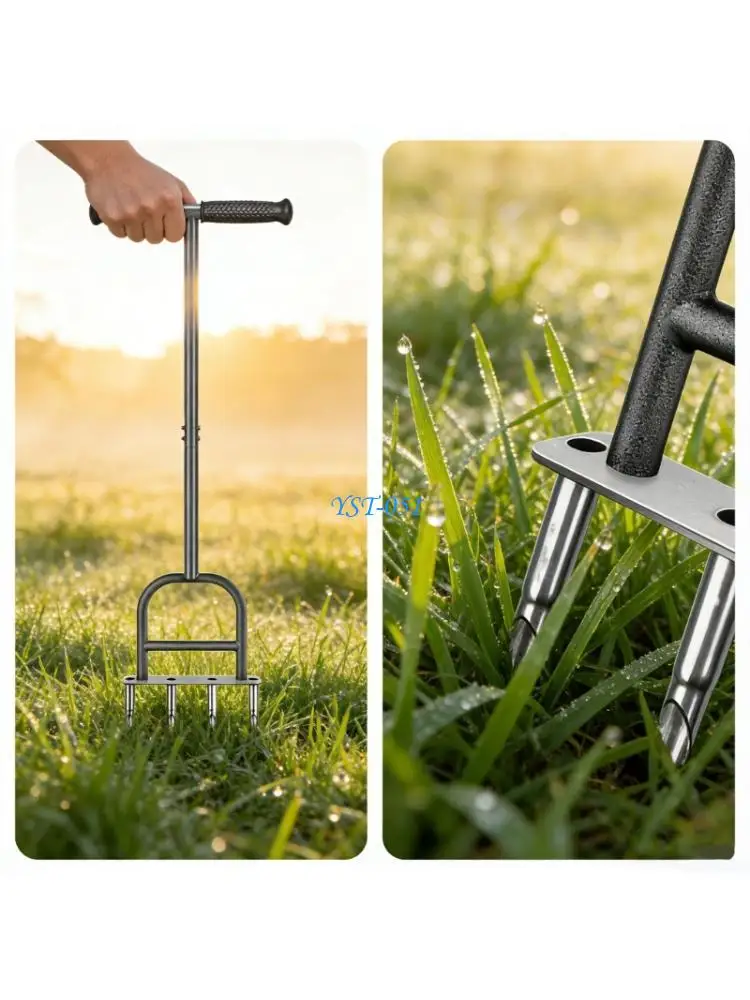 

E15A Effective Metal Soil Aerator Excellent For Loosening Hardened Earth In Small To Yards