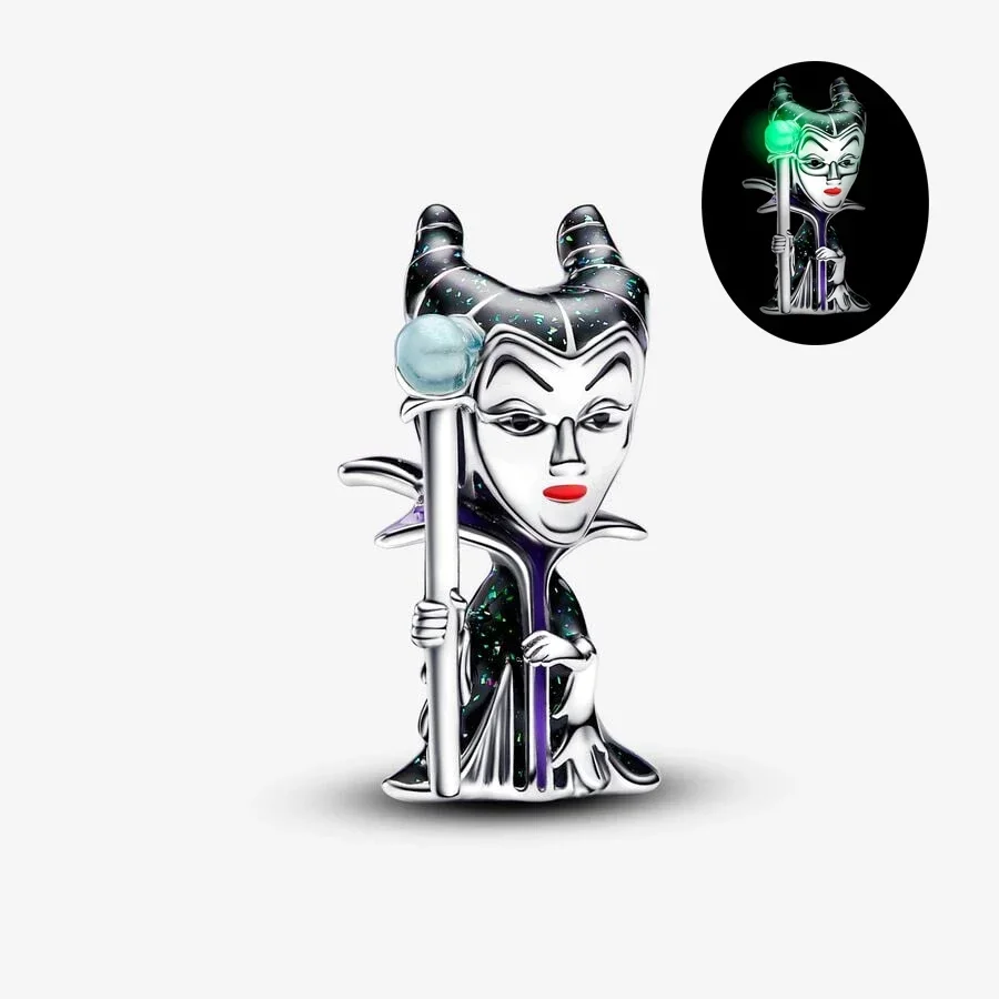 New Villains Full Collection Queen Apple Ring Charms Fit Original Charm Bracelets Jewelry Berloque