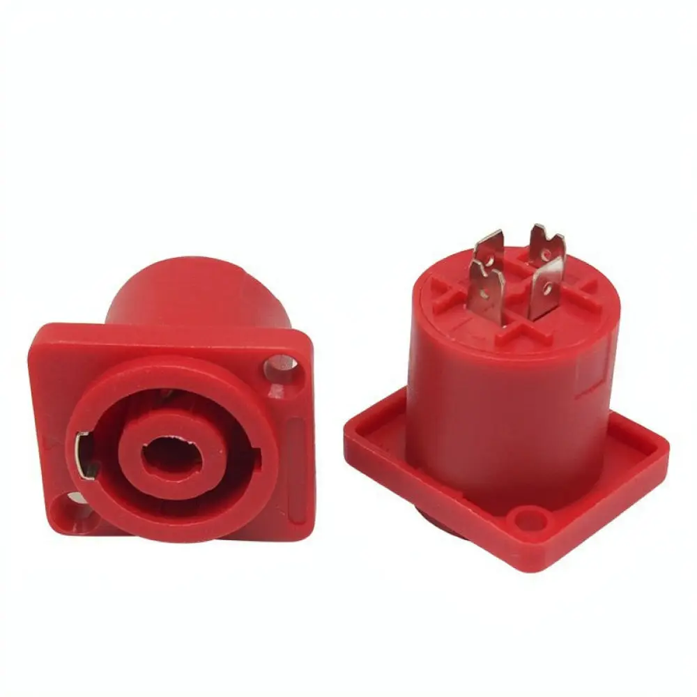 4 Core XLR Female Panel Jack Audio Connector For For Huayuanxin Amplifier Speaker System Professional Audio Connection Parts