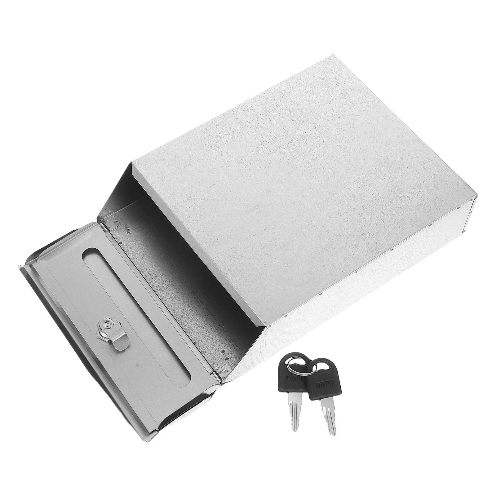 

Lockable Wall Mounted Suggestion Box Vintage Style Iron Mail Box for Office School Community Idea