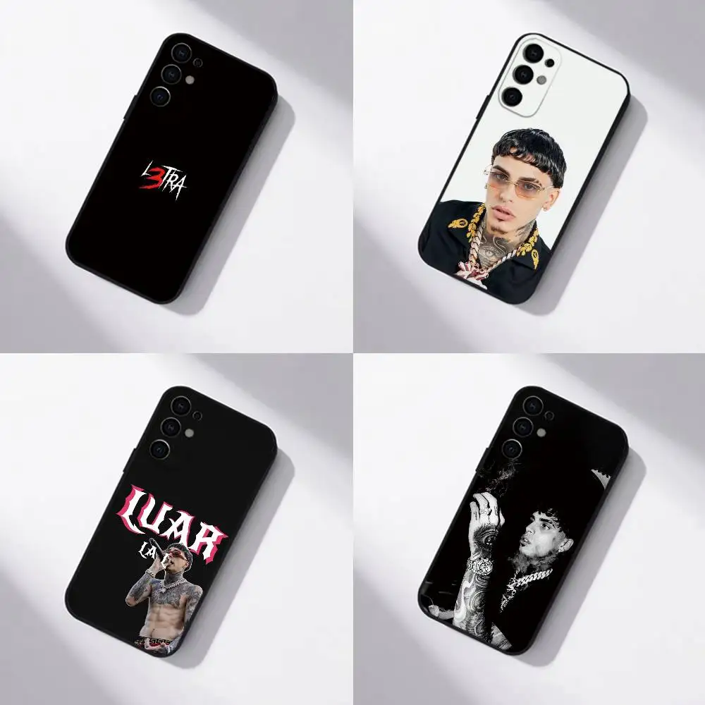 Popular Music Rapper Singer luar La L Phone Case For Samsung S25,S24,S21,S22,S23,S30,Ultra,S20,Plus,Fe,Soft Silicone Black Cover