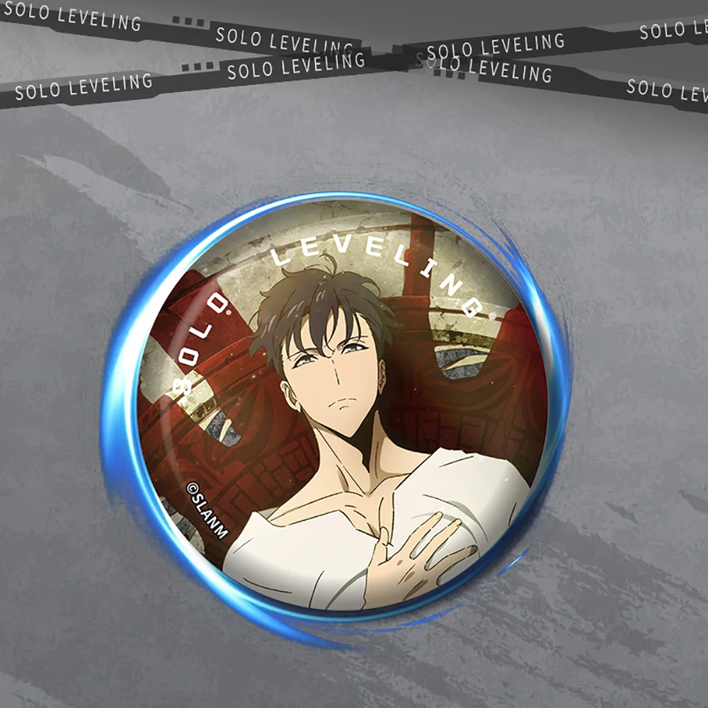 جديد EAKI حقيقية سولو التسوية شخصيات أنيمي شارة HD الحرفية جمع دبابيس لحقيبة الظهر اكسسوارات الاطفال الهوايات الهدايا #2