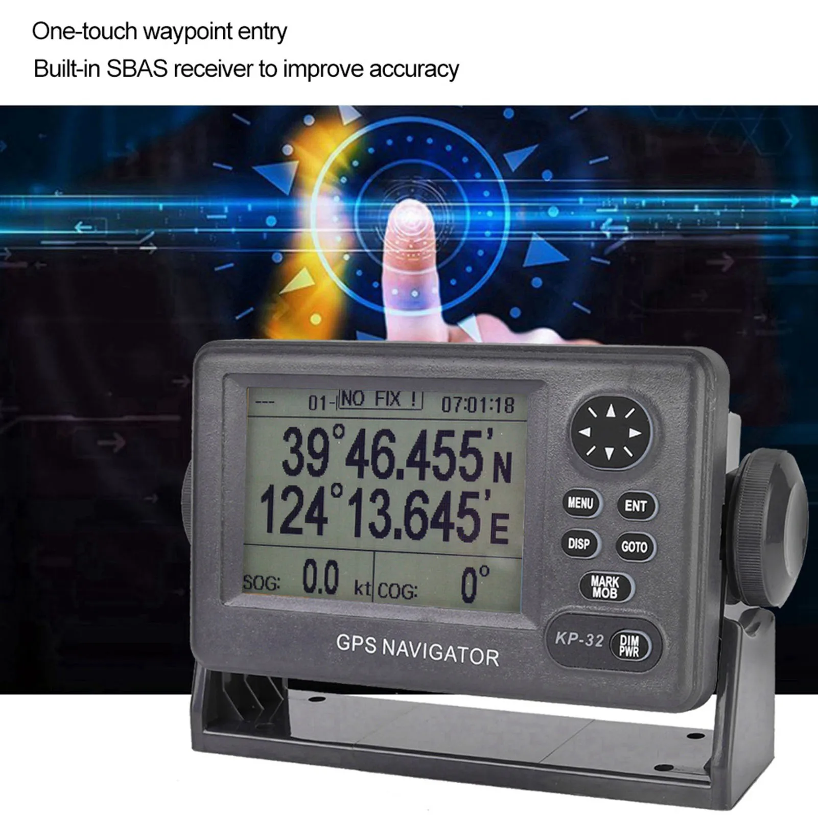 

ONWA KP‑32 GPS/SBAS Marine Navigator 4.5 Inch LCD Display GPS Navigation Locator Navigation GPS Marine Navigator Navigation Supp